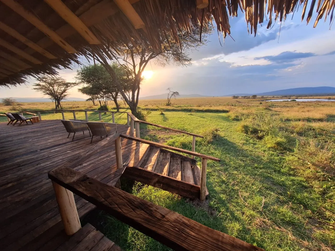Veranda and surrounding landscape — Mara Siana Tented Camp