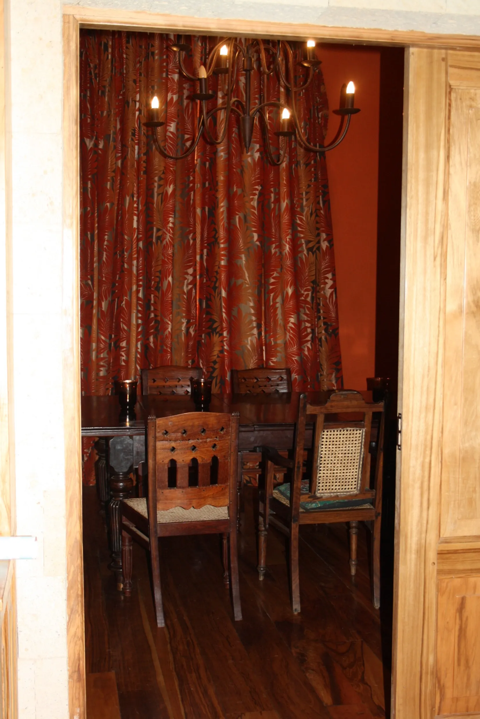 Dining table and surrounding chairs — Ngong
