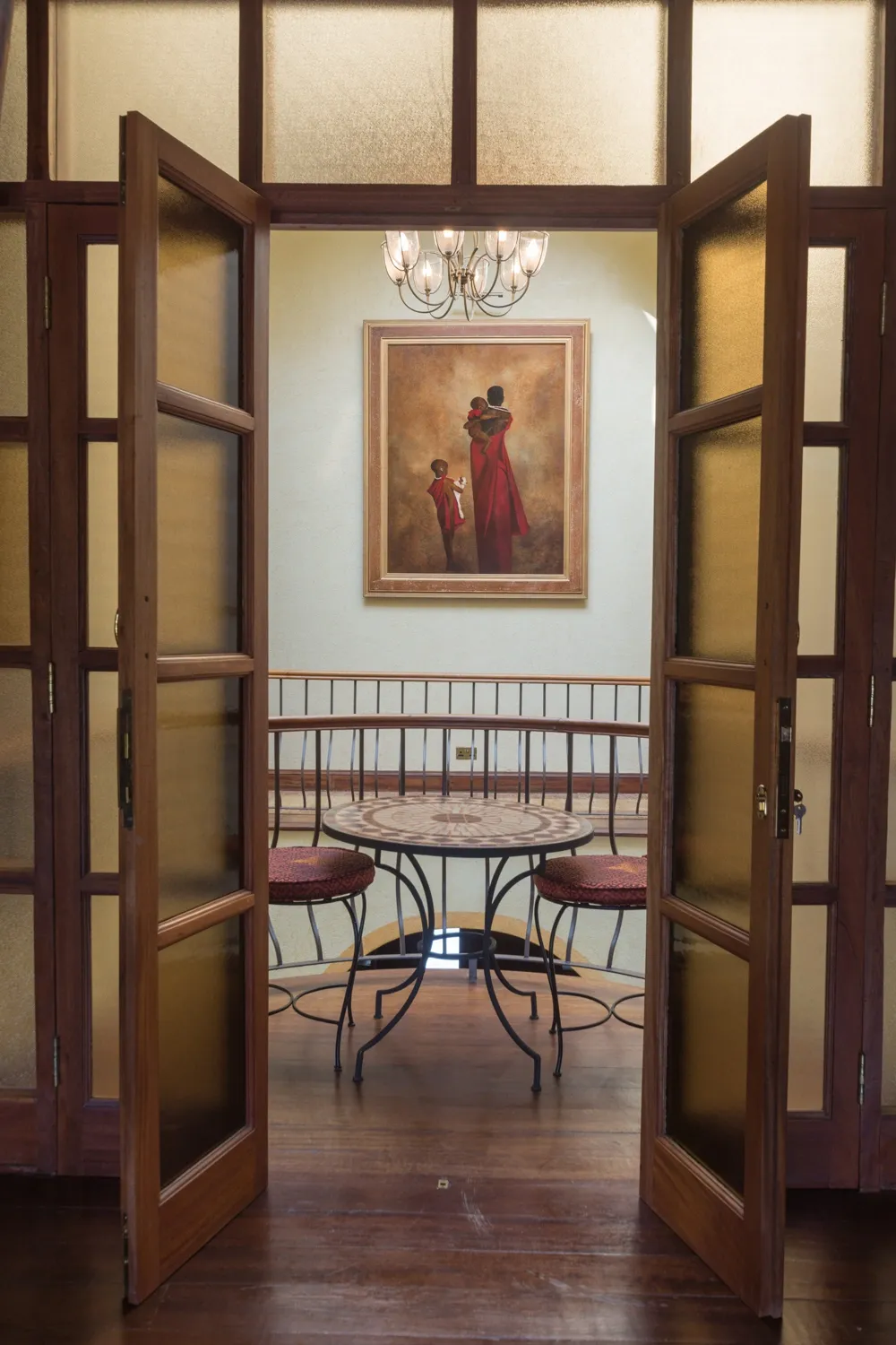 Hallway framed by a doorway — Mbogani